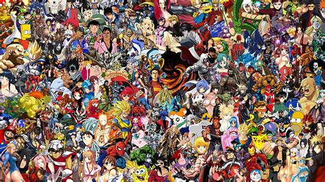 HD wallpaper: assorted character lot, anime, collage, Dragon Ball ...