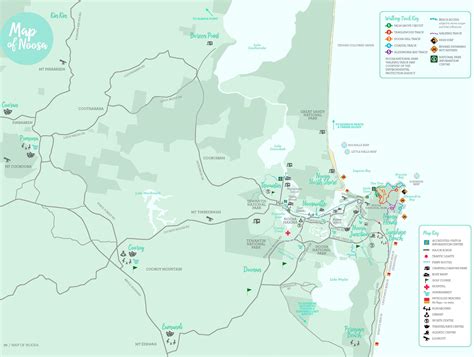 Noosa area tourist map - Ontheworldmap.com