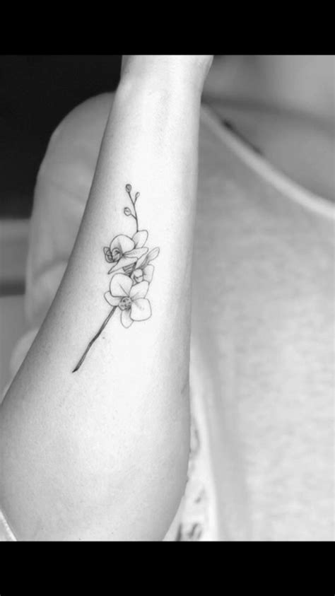 Cattleya Flower Tattoo