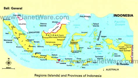 Map of Regions and Provinces of Indonesia | PlanetWare