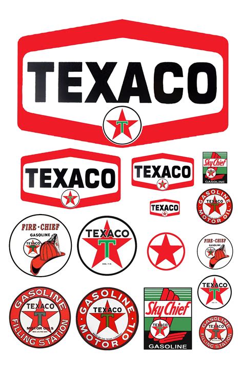 Miniature Scale Model Texaco Gasoline Station Gas Signs - Etsy | Texaco ...