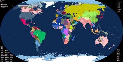 Map of the World in 1910 (in QBAM standard) : r/MapPorn