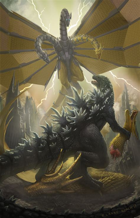 Godzilla Vs Mecha Ghidorah by NoBackstreetboys on DeviantArt