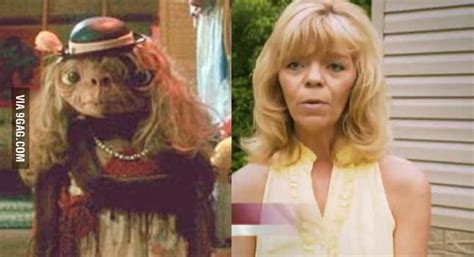 Kim Dunaway looks exactly like E.T. with a wig! - 9GAG