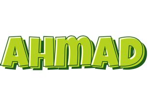 Ahmad Logo | Name Logo Generator - Smoothie, Summer, Birthday, Kiddo, Colors Style