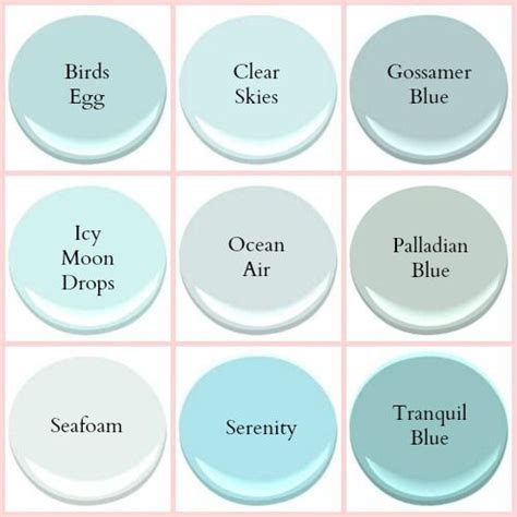 Pale Aqua Paint Color Benjamin Moore - Architectural Design Ideas