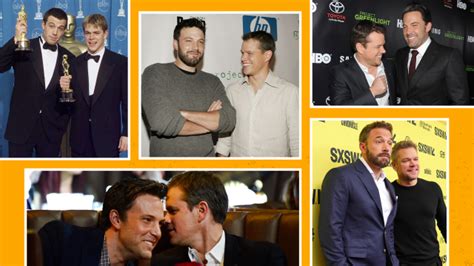 Ben Affleck and Matt Damon's friendship through the years