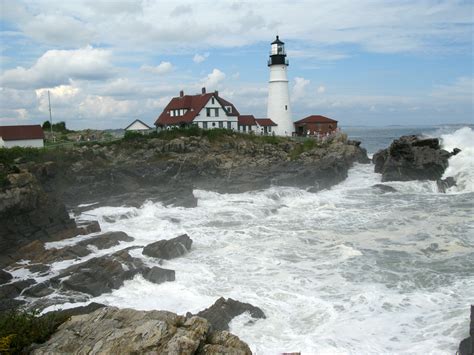 Free photo: Portland head Lighthouse - Head, Lighthouse, Maine - Free ...