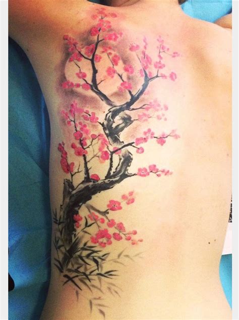 Cherry tree tattoo! Would love tominc rperatenknto My leg sleeve (Görüntüler ile) | Tattoo life ...