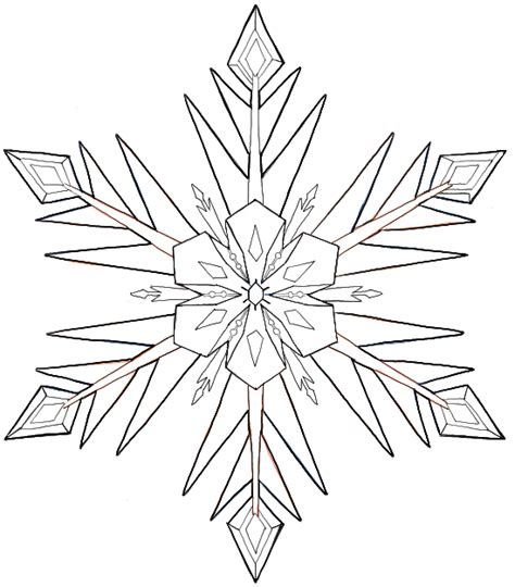 easy frozen snowflake drawing - Damagingly Blogged Picture Galleries