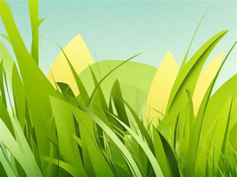 Premium AI Image | green grass background light green bright sunny abstract grassy background