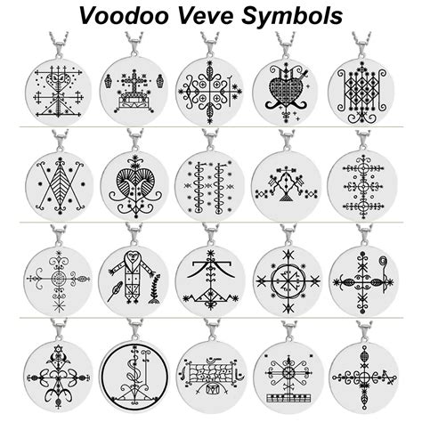 Voodoo Spiritual Dieties Symbols Set Stock Clipart, 40% OFF