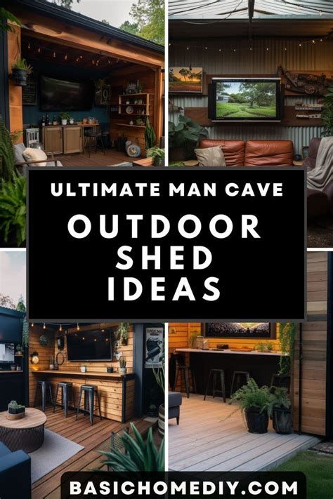 Ultimate man cave shed ideas for your backyard – Artofit