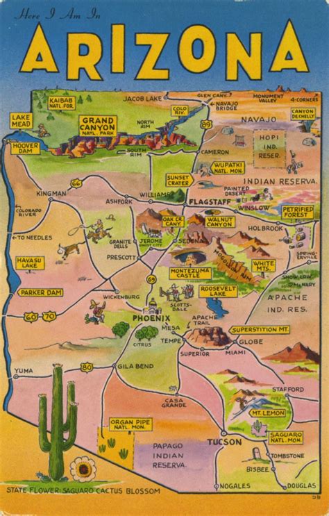 Painted Desert Arizona Map | Draw A Topographic Map