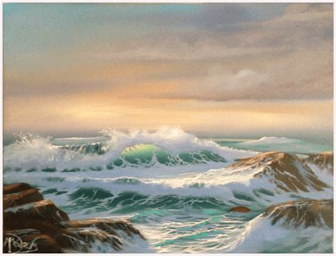 Nice and Calm Print. | Seascape artwork, Seascape paintings, Ocean painting