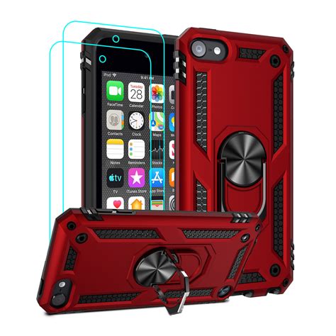 iPod Touch 7 Case, iPod Touch 6 Case, iPod Touch 5 Cases, ULAK Hybrid Rugged Shockproof Heavy ...