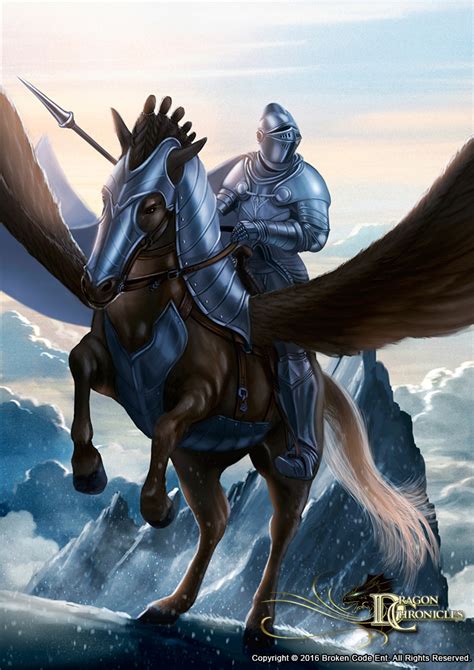 Dragon Chronicles - Pegasus and Knight by RobertCrescenzio on DeviantArt