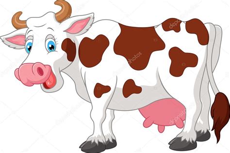 Happy cartoon cow Stock Vector Image by ©tigatelu #72455493