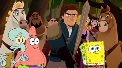 SpongeBob Tangled Crossover by leonsart933838 on DeviantArt