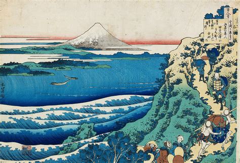 KATSUSHIKA HOKUSAI (1760-1849) POEM BY YAMABE NO AKAHITO | EDO PERIOD ...