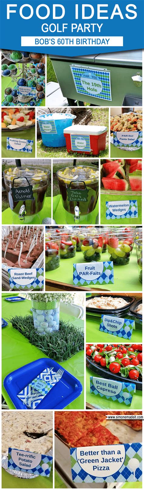 Golf Party Food Ideas | Golf Birthday Party Inspiration