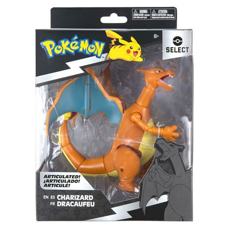 Buy Pokemon Charizard, Super-Articulated 6-Inch Figure - Collect Your Favorite Pokémon Figures ...