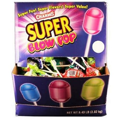 CHARMS SUPER BLOW POP ASSORTED FLAVORS ( 100 in a Pack ) - Walmart.com ...