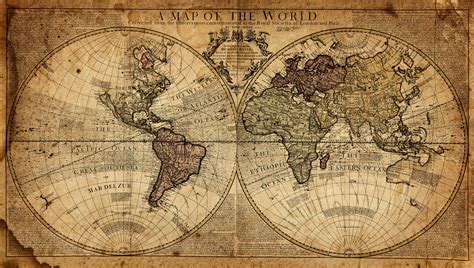 Download Brown Vintage World Map 4K Wallpaper | Wallpapers.com