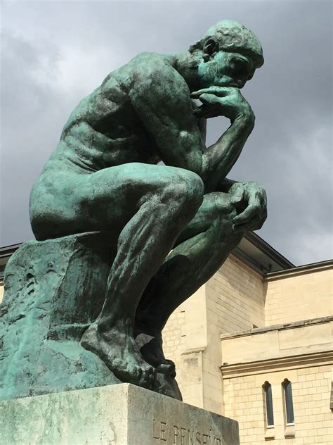 The Thinker Rodin Museum - Paris March 22, 2015