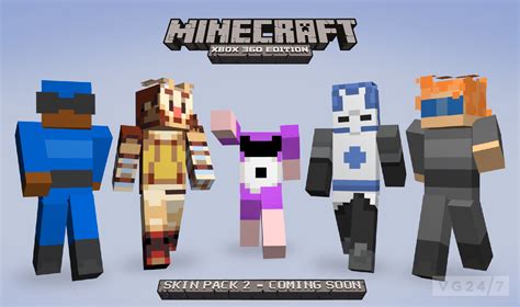 Minecraft Xbox 360 Skin Pack 2 due August 24 - VG247