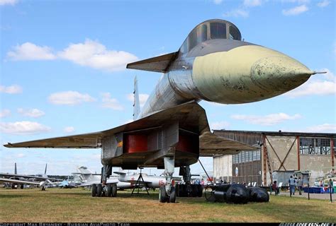 Sukhoi T-4 supersonic bomber prototype. Like the XB-70, but with a ...