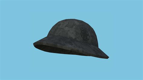 Soldier Helmet 05 - Black Camouflage 3D Model by gsommer