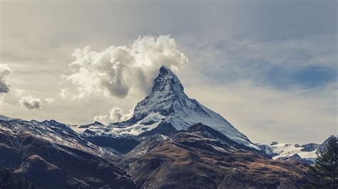 Matterhorn, mountains, clouds, sky, landscape HD wallpaper | Wallpaper Flare