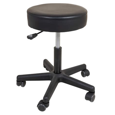 Spa Balego SS7677 Stool With Wheels Office For Work Drafting Roscoe Medical Rolling Stool Round ...