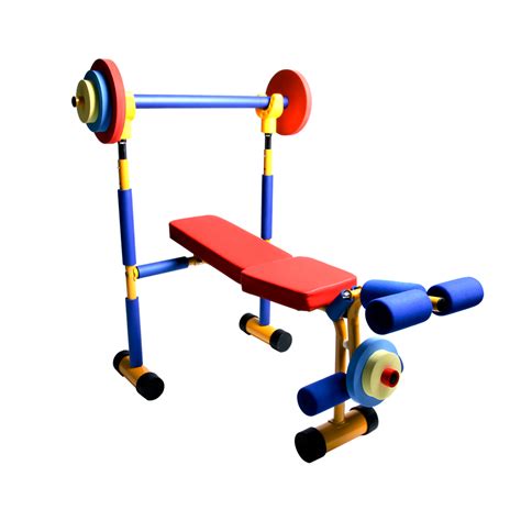 Akicon Fun and Fitness Exercise Equipment for Kids Weight Bench