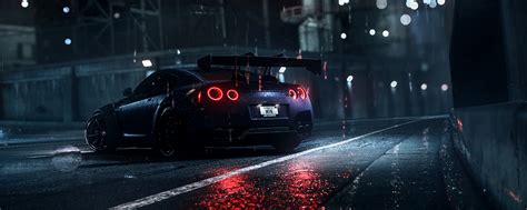 Download wallpaper 2560x1024 nissan gt-r, sportscar, art, dual wide 21: ...