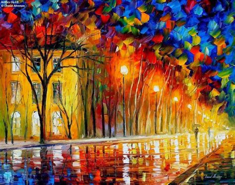 10 Lukisan Abstrak Terindah Leonid Afremov - PISBON™ Computer ArtWork©