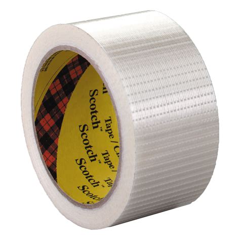 3M Bi-Directional Filament Tape 3" Core 50 mm x 50 m Clear 8959 21200882289 | eBay