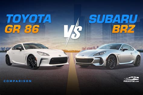 2023 Toyota GR 86 vs Subaru BRZ Comparison: Spec Sheet Battle