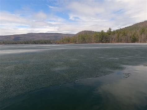 Kayak Squam Lake ice • Morse Photo