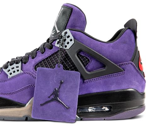 Nike Air Jordan IV Retro Travis Scott 'Purple' | Size 11.5 | Scarce Air ...