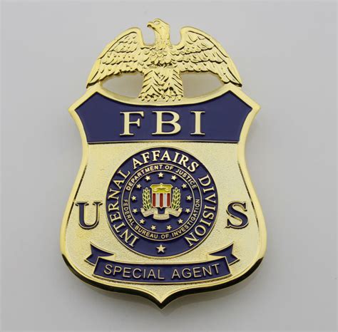 US FBI Special Agent Badge Solid Copper Replica Movie Props (4 optiona – Coin Souvenir