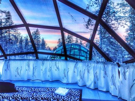 Watch the Northern Lights from Glass Igloos at Hotel Kakslauttanen, Finland - Homeli