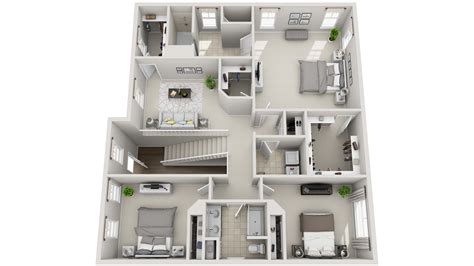 House Design Floor Plan 3D - floorplans.click