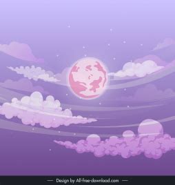 Clouds background in purple colors vectors stock for free download about (1) vectors stock in ai ...