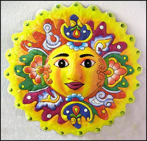 Decorative Metal sun wall art, Metal wall art, Metal sun design, Sun ...