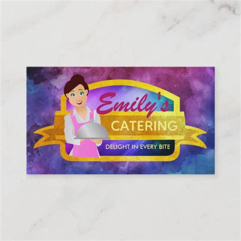 Catering Slogans Business Cards | Zazzle