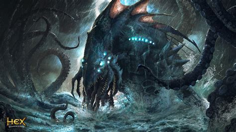 The Kraken | Kraken art, Fantasy monster, Monster art