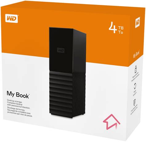 Best Buy: WD My Book 4TB External USB 3.0 Hard Drive Black WDBBGB0040HBK-NESN