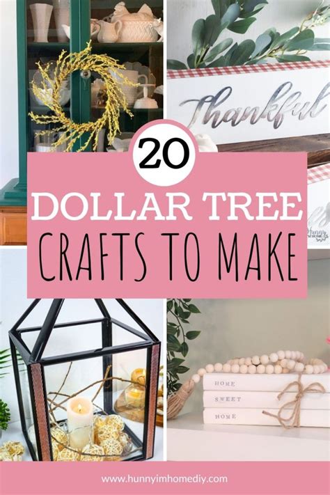 35 Easy Dollar Tree Crafts You Can Make at Home Today